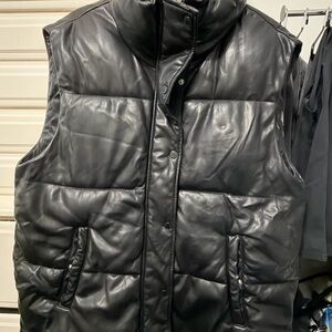 Abercrombie & Fitch Charcoal Quilted Vest